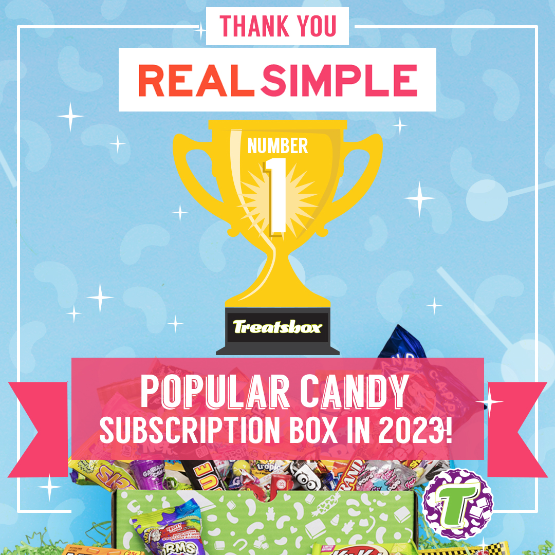 Real Simple Approved: Treatsbox named Best Popular Candy Subscription Box of 2023!